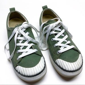 Keen Green Canvas Lace-up Shoes